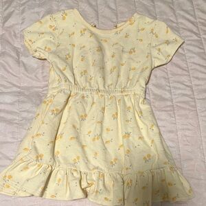 Gerber Yellow Floral Casual Kids Dress